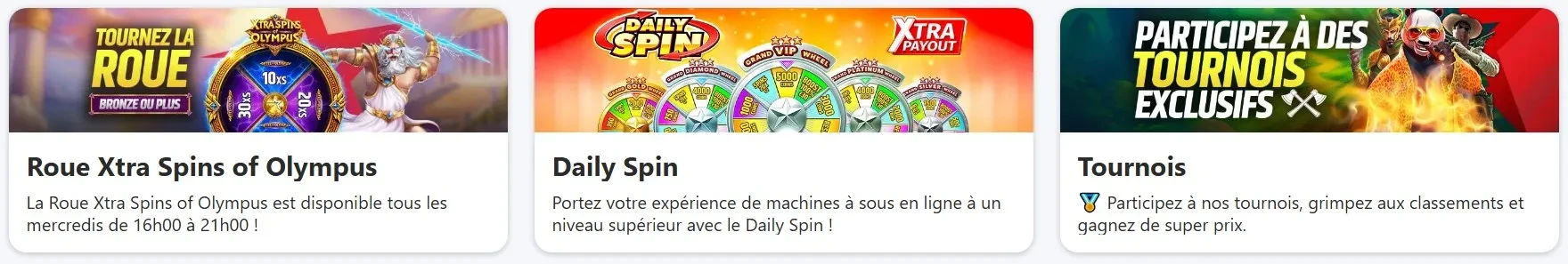 Les bonus
